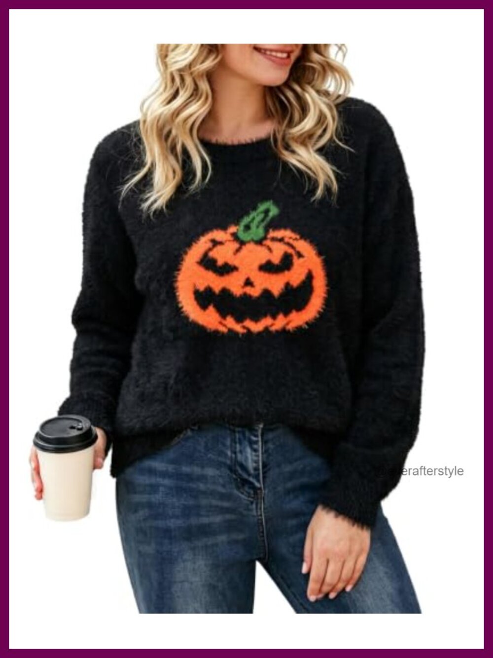 Plus Size Crew Neck Long Sleeve Pullover Sweater Relaxed Fit